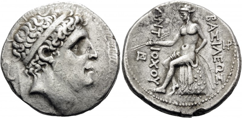 SELEUKID KINGS OF SYRIA. Antiochos I Soter, 281-261 BC. Tetradrachm (Silver, 29 ...