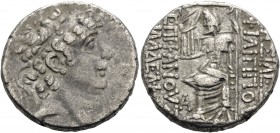 SELEUKID KINGS OF SYRIA. Philip I Philadelphos, circa 95/4-76/5 BC. Tetradrachm (Silver, 24.5 mm, 15.44 g, 1 h), Antioch on the Orontes, c. 88/7 BC. D...