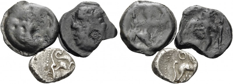 CELTIC, Central Gaul. 2nd-1st centuries BC. (Silver, 8.82 g). Lot of one Silver ...