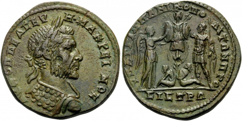 MOESIA INFERIOR. Nicopolis ad Istrum . Macrinus, 217-218. (Bronze, 27 mm, 11.06 ...