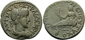 PHRYGIA. Philomelium . Trajan Decius, 249-251. (Bronze, 25 mm, 7.71 g, 6 h). AYT K Γ MEC K TPAI ΔEKIO CE Laureate, draped and cuirassed bust of Trajan...