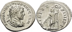 Caracalla, 198-217. Antoninianus (Silver, 23 mm, 4.64 g, 6 h), Rome, 217. ANTONINVS PIVS AVG GERM Radiate, draped and cuirassed bust of Caracalla to r...