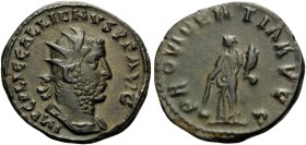 Gallienus, 253-268. Antoninianus (Billon, 20 mm, 2.76 g, 12 h), Rome, 256-257. IMP C P LIC GALLIENVS P F AVG Radiate and cuirassed bust of Gallienus t...