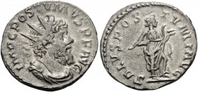 Postumus, 260-269. Antoninianus (Silver, 20 mm, 3.43 g, 8 h), Cologne, 266. IMP C POSTVMVS P F AVG Radiate, draped and cuirassed bust of Postumus to r...