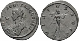 Probus, 276-282. Antoninianus (Billon, 23.5 mm, 3.02 g, 6 h), Ticinum, 278. IMP C PROBVS AVG CONS II Radiate bust of Probus to left, wearing imperial ...