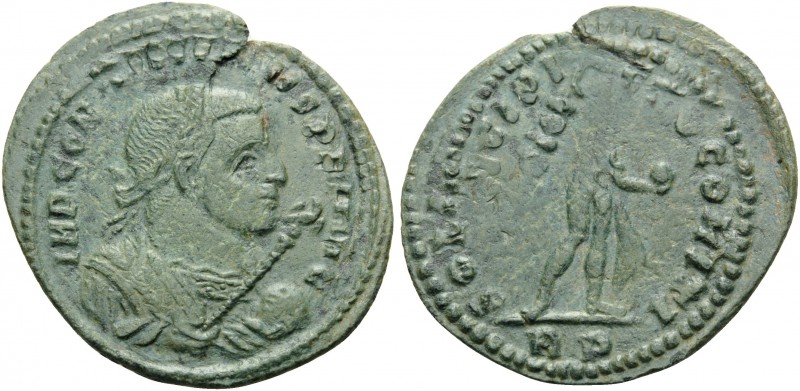 Constantine I, 307/310-337. Follis (Bronze, 25.5 mm, 3.38 g, 12 h), Rome, 313. I...