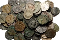 ROMAN. Lot of 88 Assorted Roman Coins, 2nd - 4th Century AD. (237.00 g). A assorted collection of 88 better quality Silver and Bronze Roman coins, mos...
