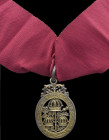 The Most Honourable Order of the Bath, Civil Division, Companion’s ‘C.B.’ breast badge, by Garrard, in silver-gilt, bearing hallmarks for London dated...
