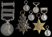 Kabul to Kandahar Star, 1880, a contemporary cast copy, reverse named in Arabic; with India General Service, 1908-35, 2 clasps, Afghanistan N.W.F.1919...