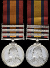 Queen’s South Africa (2), 1899-1902, 3 clasps, Cape Colony, Paardeberg, Johannesburg (3478 Pte J. Irvine. K. O. Scot: Bord:); and 3 clasps, Cape Colon...