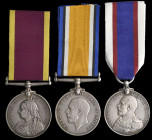 A China 1900 and Great War Royal Fleet Reserve Long Service and Good Conduct Group of 3 awarded to Able Seaman James Gallop, R.F.R., late R.N., who wa...