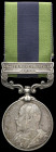 India General Service, 1908-1935, E.VII.R., single clasp, North West Frontier 1908 (9759 Pte R. E. Parmenter, 1st Bn. North’d Fus.), suspension slight...
