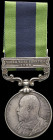 India General Service, 1908-1935, E.VII.R., single clasp, North West Frontier 1908 (3872 Sepoy Jaggat Singh 59th Rifles.), suspension a touch loose, t...