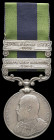 India General Service, 1908-1935, E.VII.R., 2 clasps, North West Frontier 1908, Afghanistan N.W.F. 1919 (Lieut: C. H. Campbell. Q.O.C. Guides Infy:), ...