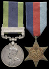 An India General Service ‘North West Frontier 1935’ and 1939-45 Star Pair awarded to Lieutenant-Colonel Peter Gompertz, Royal Artillery, who served on...