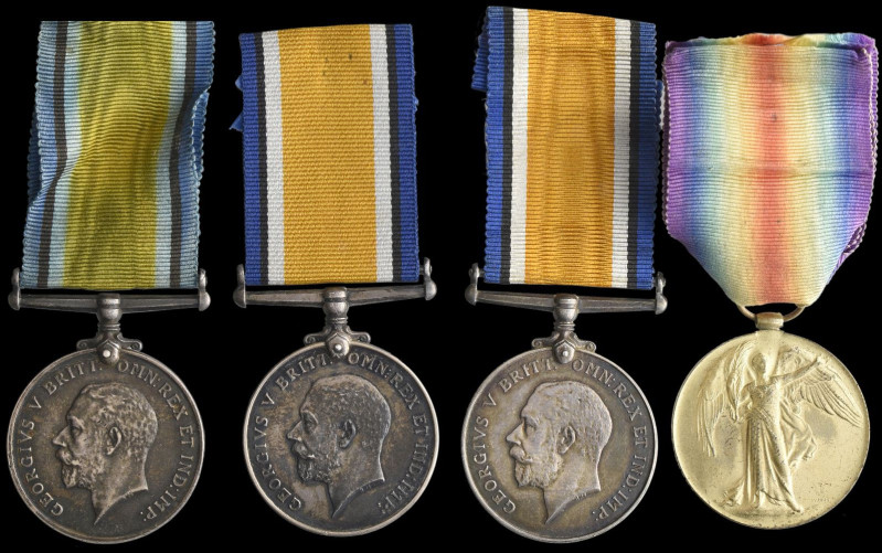 Miscellaneous Great War Medals (6), comprising: British War and Victory Medal Pa...