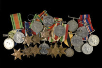 Miscellaneous WW2 Stars & Medals (22), comprising: 1939-45 Star (5); Africa Star (2); Italy Star (3); Atlantic Star; Defence Medal (3); War Medal (7);...
