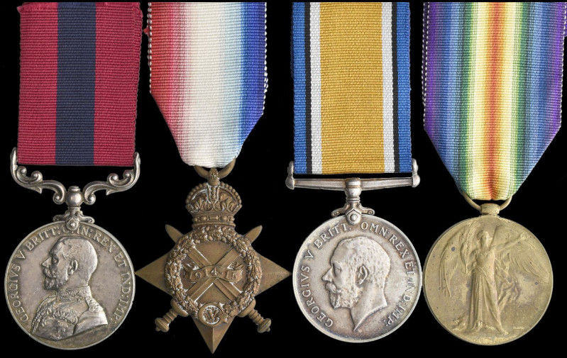 A Great War ‘Trench Reconnaissance’ D.C.M. Group of 4 awarded to Sergeant Ralph ...