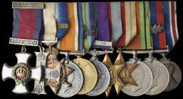 A Great War D.S.O. and M.C. Group of 11 awarded to Colonel Mark Kingsley Wardle, 2nd Battalion Leicestershire Regiment, who was awarded the D.S.O. for...
