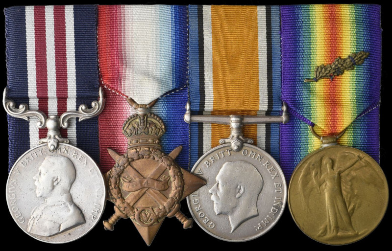 A Great War ‘Western Front’ M.M. Group of 4 awarded to Corporal Arthur Lodge, 1s...