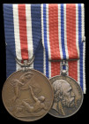 A Rare and Unusual Lifesaving Pair to Charles Thurston, third hand of the fishing-smack Problem, awarded the Lloyd’s Medal For Saving Life at Sea, in ...