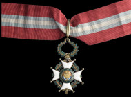 Honduras, Order of Santa Rosa and Civilisation (1868-1901), Civil Division, Third Class neck badge, in silver-gilt and enamels, 46mm, with original ne...