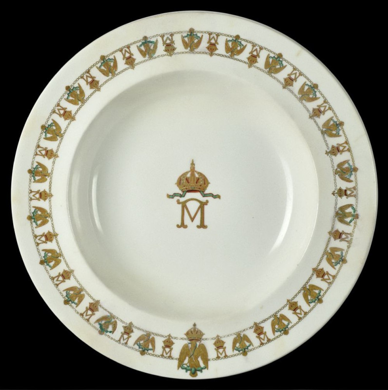 Plate from the Imperial Tableware, by T. Goode & Co. London, in Manton China, wi...