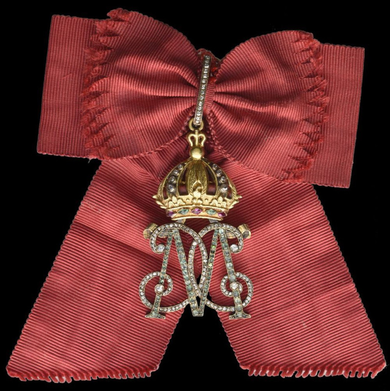 Maids of Honour of the Empress Carlota’s Company, jewelled decoration, 1865-67, ...