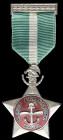 Naval Aeronautical Merit Star, Second Class, 1945, in silvered metal and red enamel, 43mm (Grove D-671), extremely fine

Estimate: GBP 100-150