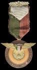 201st Fighter Squadron Medal for Far Eastern Service, 1945, Second Size, in bronze-gilt and enamels, 38.5mm (FF 422), minor chip, good very fine and r...