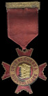 War Cross, Second Class, 1949, in gilt and red enamel, similar to the Third Class cross of 1943, 43mm (Grove D-565), about extremely fine

Estimate:...