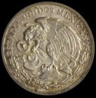 Centenary of the Battle of Puebla, 1962, silver medal, by the Mexican mint, equestrian statue of General Zaragoza, rev., Mexican eagle 36mm (Grove 802...