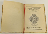 Carlos Perez-Maldonado, Condecoraciones Mexicanos y su Historia, Monterey 1942, paperback 212 pages, in very fine condition the completer original vol...