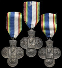 Ethiopia, Korean War Service Medal EE 1943 (1951) (3), all unmarked, in silvered bronze, all with original ribbons, good very fine or slightly better ...