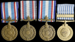 France, Korean Service Medal (3), one in box of issue; U.N. Korea, French language issue, extremely fine (4)

Estimate: GBP 100-120