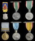 Thailand, U.N. Korea, bar and reverse in Thai script, good very fine; Thai Korean War Medal, very fine; South East Asia War Medal 1945 (2), Vietnam Wa...