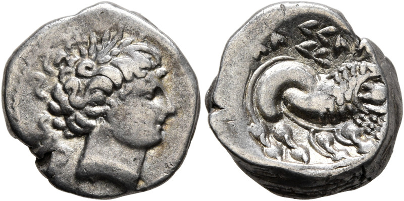 SOUTHERN GAUL. Insubres. Late 2nd-early 1st century BC. Drachm (Silver, 14 mm, 4...