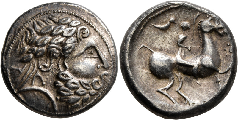 CARPATHIAN REGION. Uncertain tribe. Circa 3rd century BC. Tetradrachm (Silver, 2...