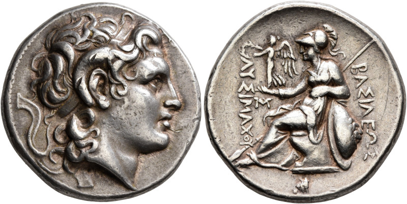 KINGS OF THRACE. Lysimachos, 305-281 BC. Tetradrachm (Silver, 27 mm, 17.07 g, 12...