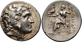 KINGS OF MACEDON. Alexander III ‘the Great’, 336-323 BC. Tetradrachm (Silver, 29 mm, 16.99 g, 1 h), Amphipolis, struck under Antigonos II Gonatas, cir...