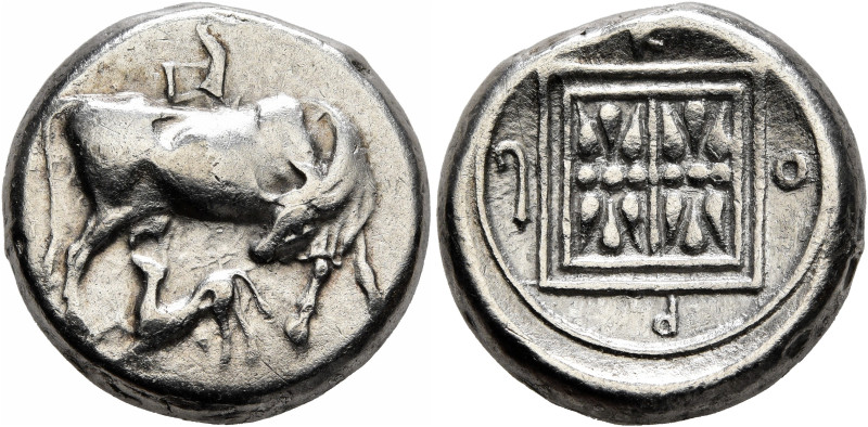 KORKYRA. Korkyra. Circa 350/30-290/70 BC. Stater (Silver, 20 mm, 10.62 g, 12 h)....
