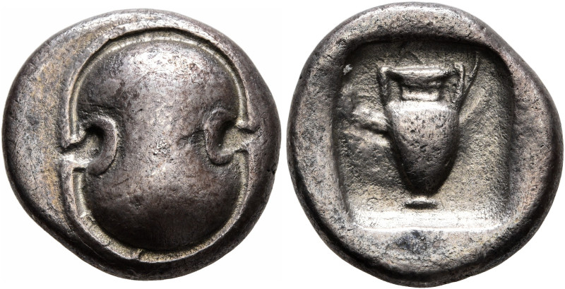 BOEOTIA, Federal Coinage. Circa 304-294 BC. Drachm (Silver, 17 mm, 4.95 g). Boeo...