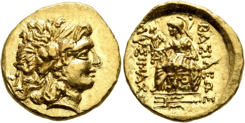 KINGS OF PONTOS. Mithradates VI Eupator, circa 120-63 BC. Stater (Gold, 19 mm, 8...