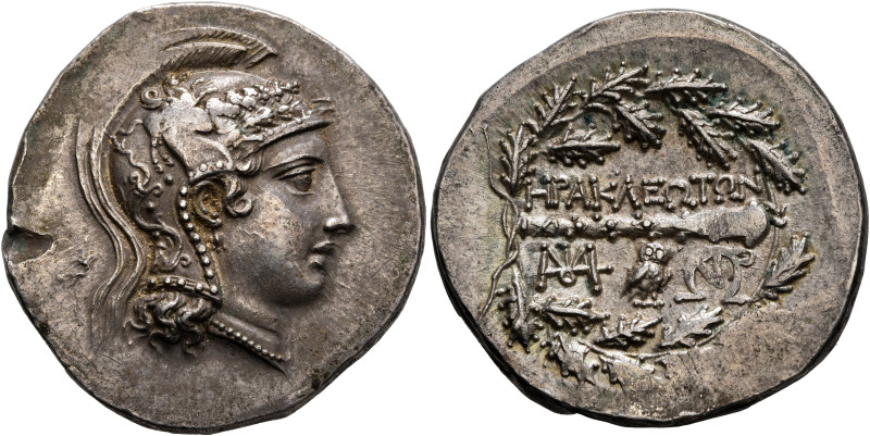 IONIA. Herakleia ad Latmon. Circa 140-135 BC. Tetradrachm (Silver, 32 mm, 17.05 ...