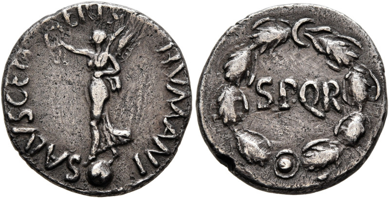 Civil War 68-69 AD. Rhine Legions. Anonymous, circa May/June-December 68. 'S P Q...