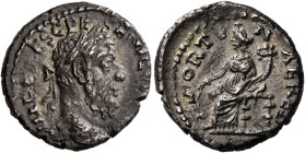 Pescennius Niger, 193-194. Denarius (Silver, 17 mm, 2.36 g, 12 h), Antiochia. IMP CAES C PESC NIGER [IVST] Laureate head of Pescennius Niger to right....