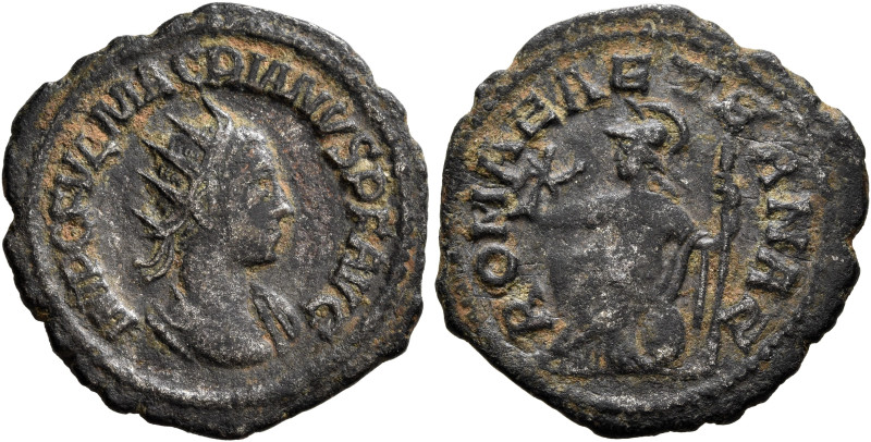 Macrianus, usurper, 260-261. Antoninianus (Billon, 22 mm, 2.95 g, 12 h), Samosat...