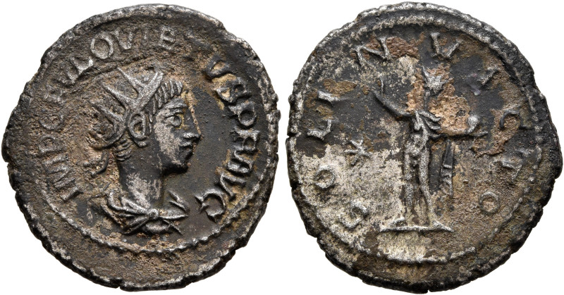 Quietus, usurper, 260-261. Antoninianus (Billon, 22 mm, 3.82 g, 12 h), Samosata....