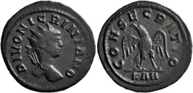 Divus Nigrinian, died circa 284. Antoninianus (Bronze, 22 mm, 3.21 g, 5 h), Rome, 284-285. DIVO NIGRINIANO Radiate head of Divus Nigrinian to right. R...