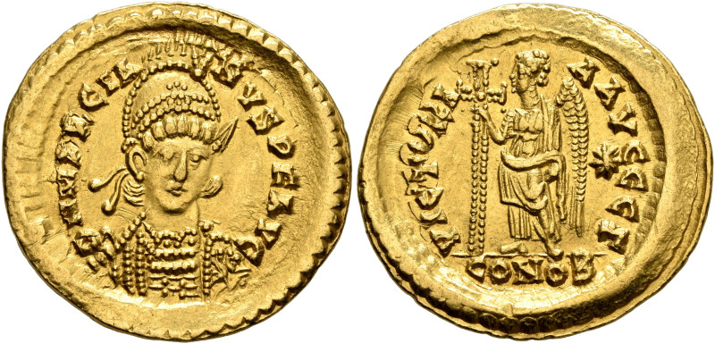 Marcian, 450-457. Solidus (Gold, 22 mm, 4.42 g, 6 h), Constantinopolis. D N MARC...